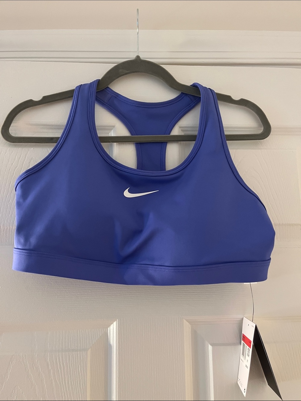New With Tags Periwinkle Nike Swoosh Padded Sports Bra